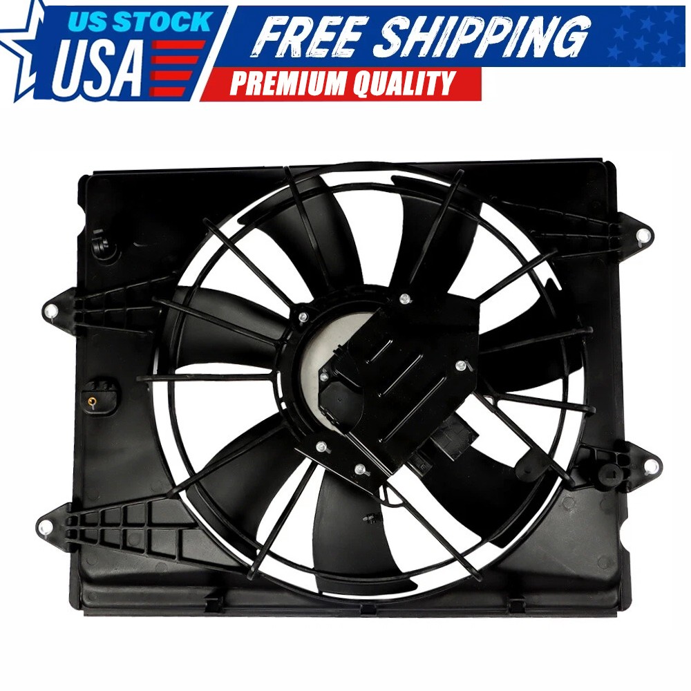 Radiator Cooling Fan Assembly 190155BAA01 For 2017- 2020 Honda Civic 2.0L