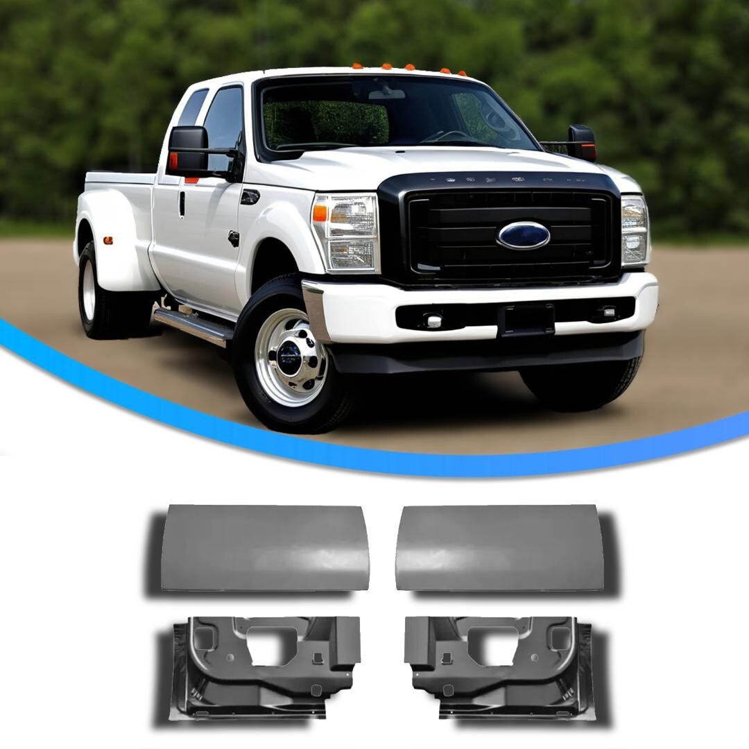 99 15 L&R Rear Door Inner & Outer Bottom Kit, Super Duty Extended Cab Truck  4PC