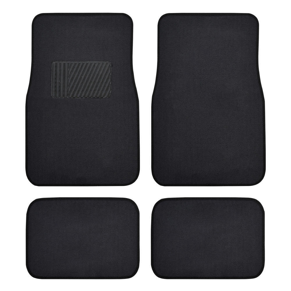 Carpet Floor Mats for Car Auto Truck SUV 4pc Front/Back Liner Rug Protector Set
