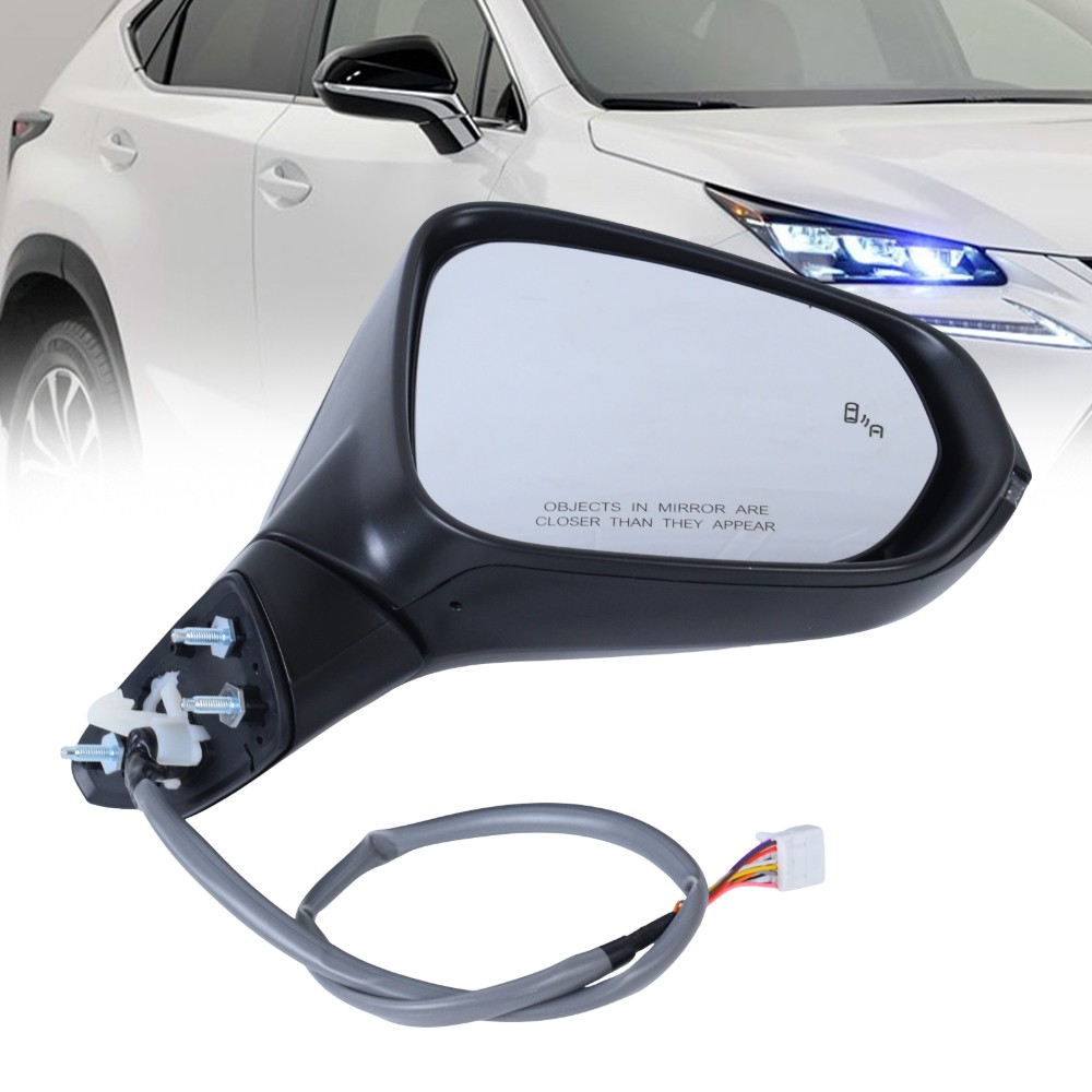 FOR 2015-2017 Lexus NX200t NX300h Passenger Mirror w/ Memory Blind Spot