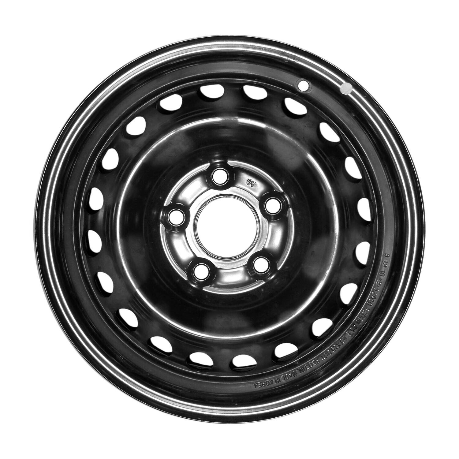Reconditioned 15x6 Painted Black Wheel fits 560-70905