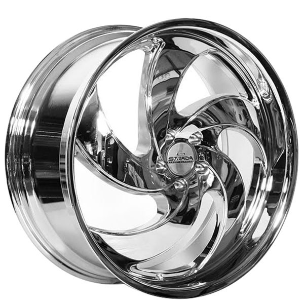Chrome Strada Wheels Retro 5 22x9 Rims (4pcs) D4