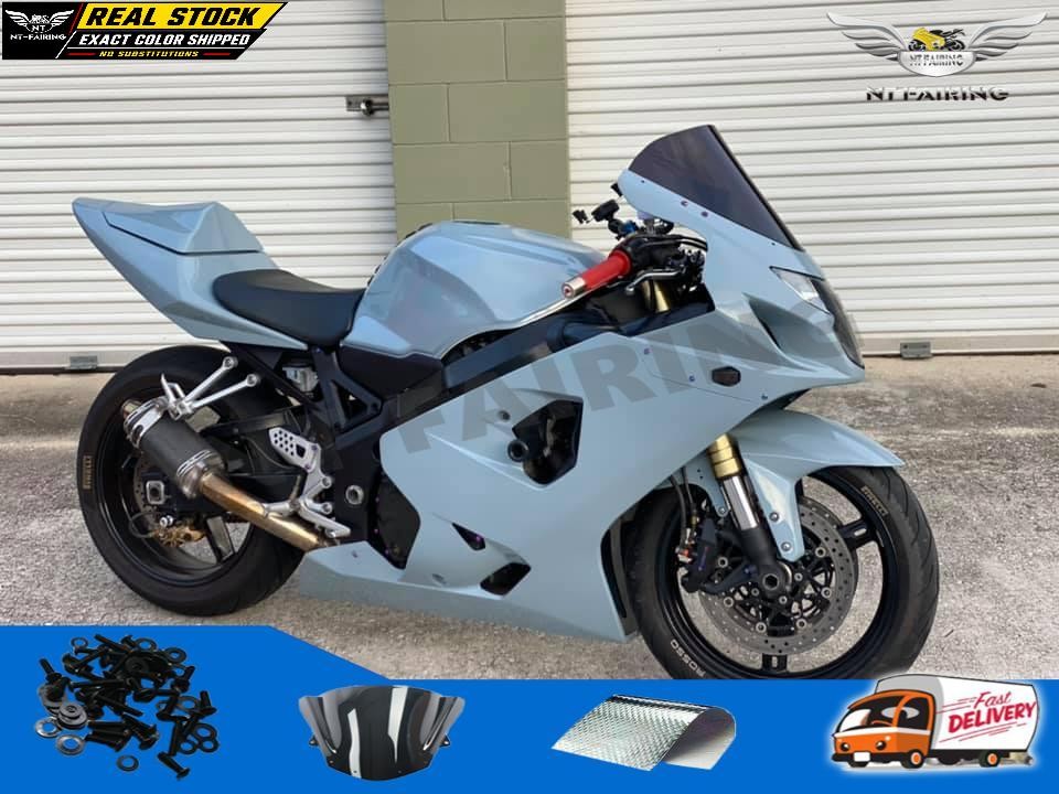NT Injection Gray Plastic Fairing Fit for  2004 2005 GSXR 600 750 oGray