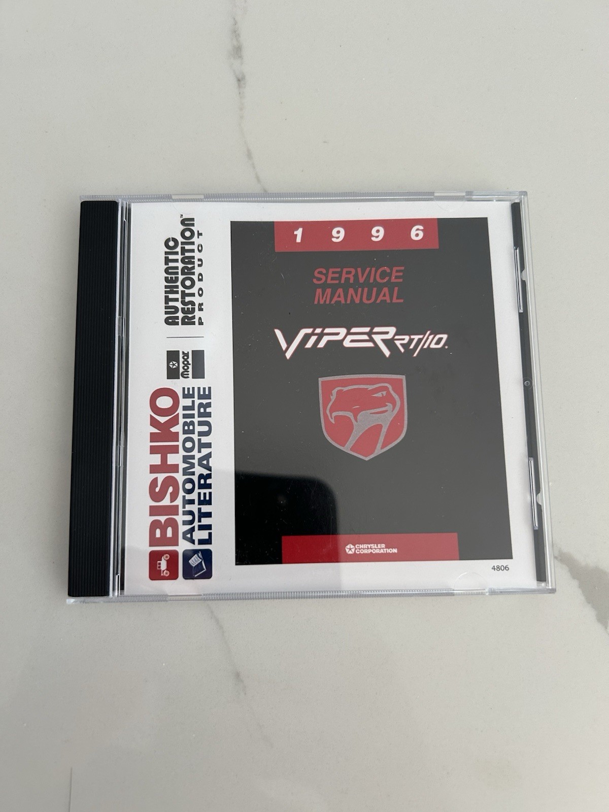 1996 Dodge Viper Maintenance Manual Disc 1996 Dodge Viper Maintenance Manual Disc