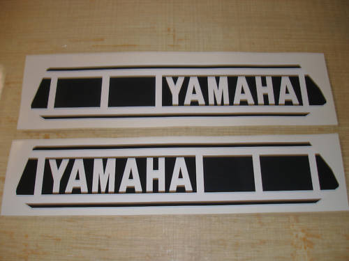 1980 Yamaha YZ 125 Gas Tank Decal Set. AHRMA 1980 Yamaha YZ 125 Gas Tank Decal Set. AHRMA