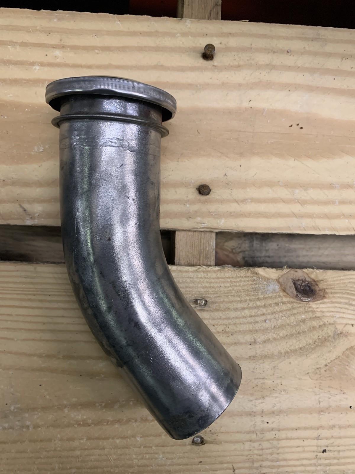 ORIGINAL MG MGB MGC FACTORY FUEL GAS TANK FILLER NECK TUBE 1962-69
