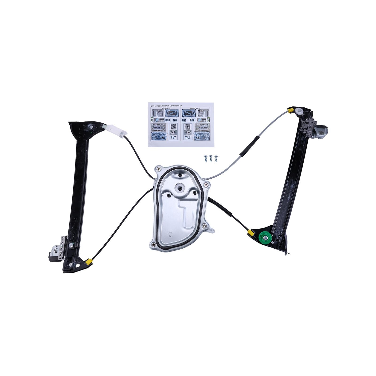 Front Left Window Regulator For 03-10 VW Beetle Convertible ZC38D1