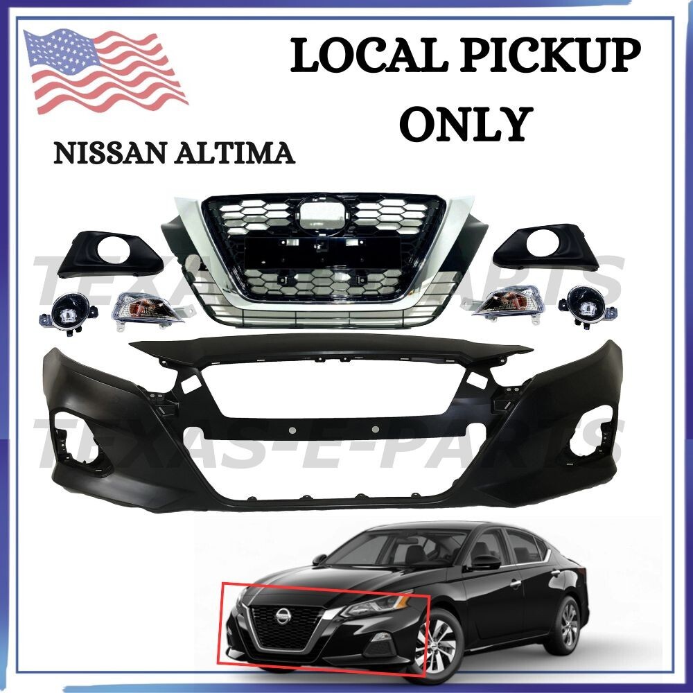 For 2019-2022 Nissan Altima Front Bumper Fog Light Cover Grille Local Pickup For 2019-2022 Nissan Altima Front Bumper Fog Light Cover Grille Local Pickup