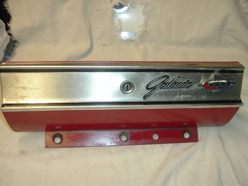 1964 64 Ford Galaxie XL 500 Red Glove Compartment Door & Trim 1964 64 Ford Galaxie XL 500 Red Glove Compartment Door & Trim