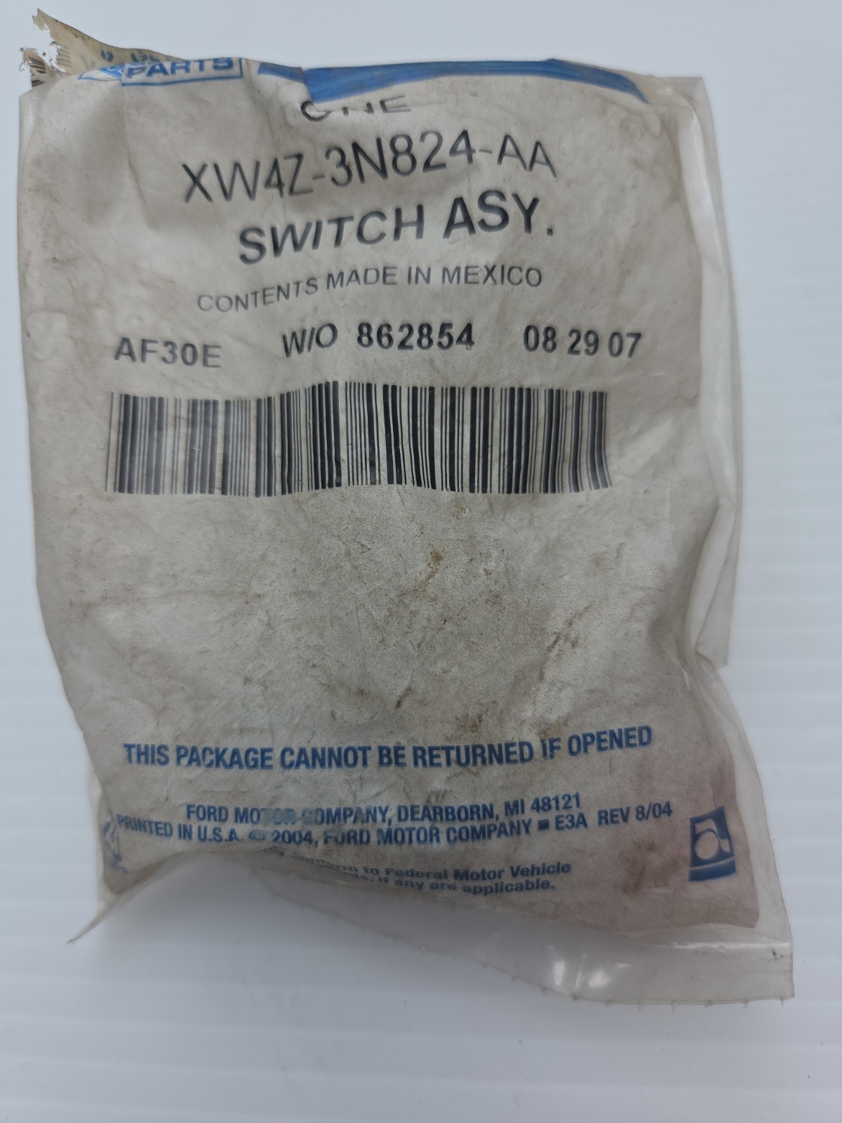 Ford XW4Z-3N824-AA Switch Assembly