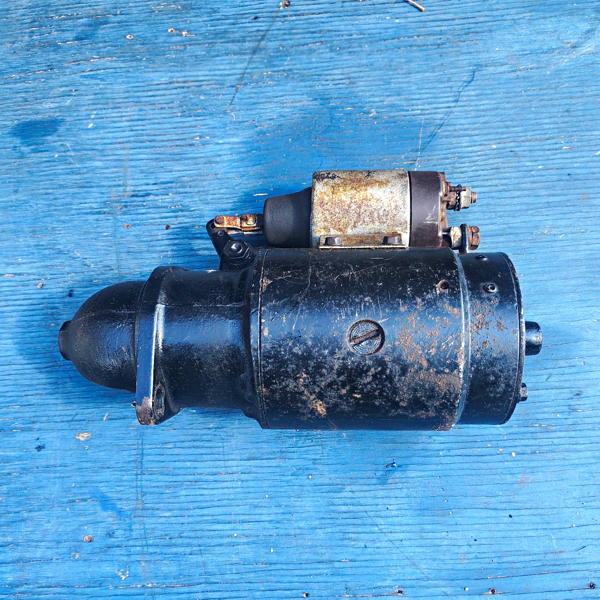 1955-1957 Tri-Five Inline Six Cylinder Belair/150/210 Starter Motor W/ Solenoid.