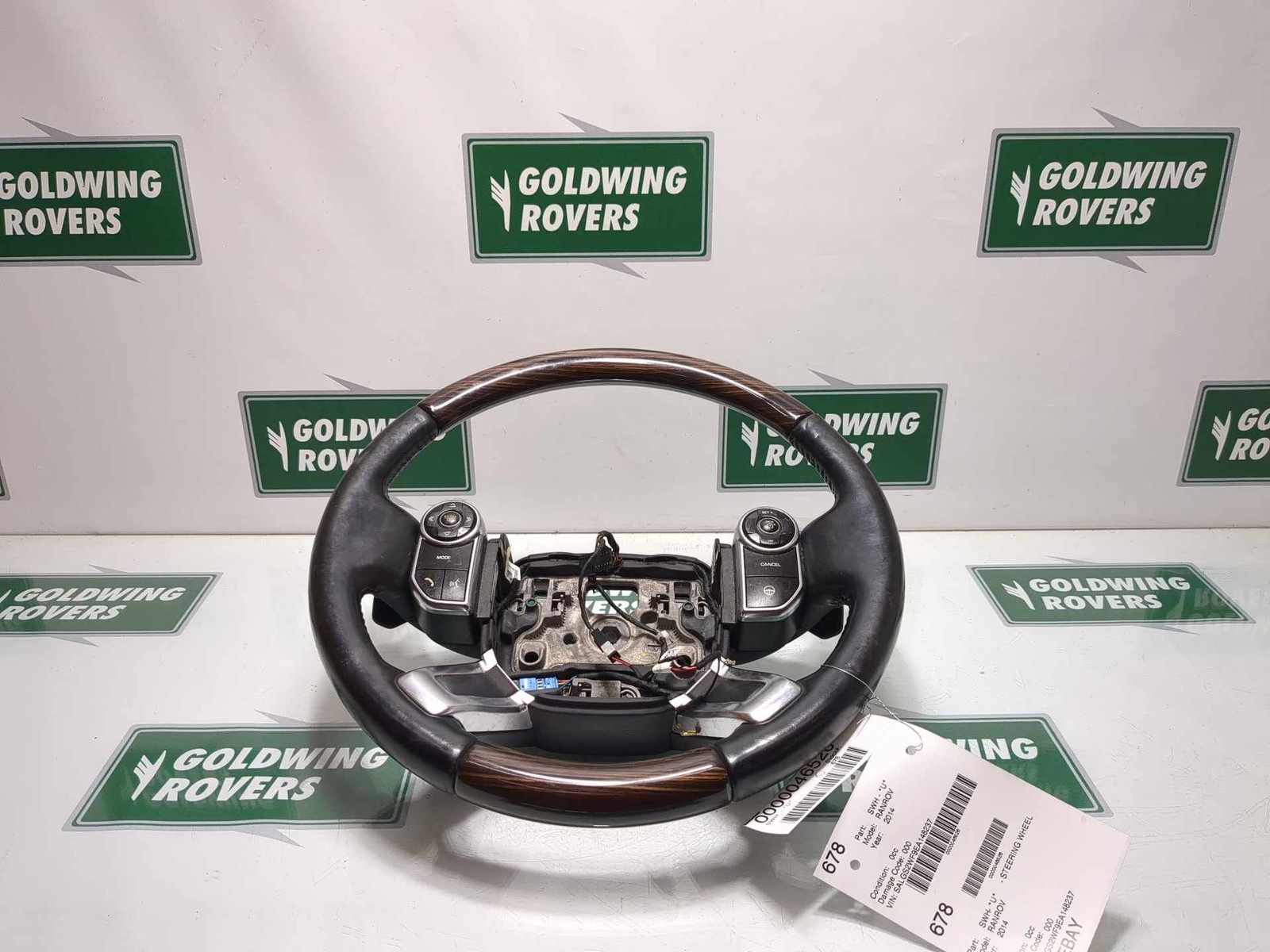 13-22 Land Rover RANGE ROVER L405 Steering Wheel Woodgrain
