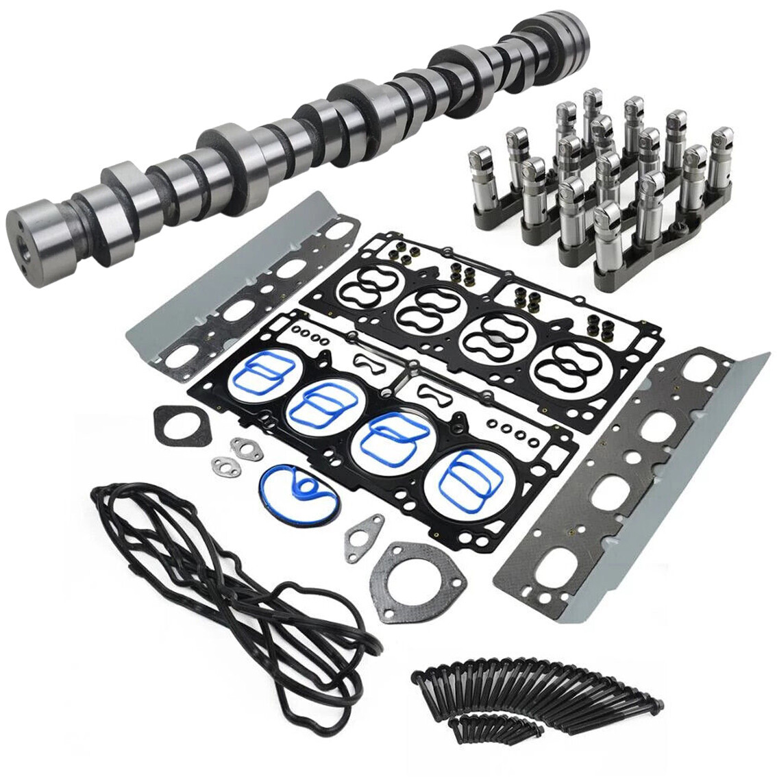 For 2009-2019 Dodge Ram 1500 5.7L Hemi Camshaft CAM MDS Lifters Head Gaskets Kit For 2009-2019 Dodge Ram 1500 5.7L Hemi Camshaft CAM MDS Lifters Head Gaskets Kit