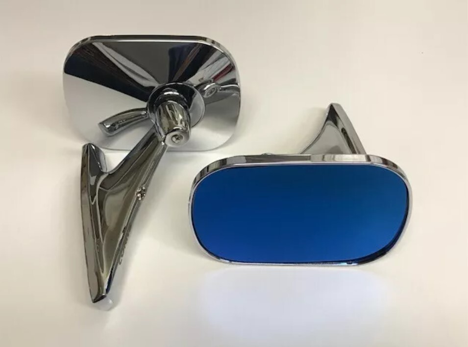 Mazda NA NB Miata MX-5 Light Weight Chrome Mirrors CAR MAKE CORN\'S Japan JDM NEW