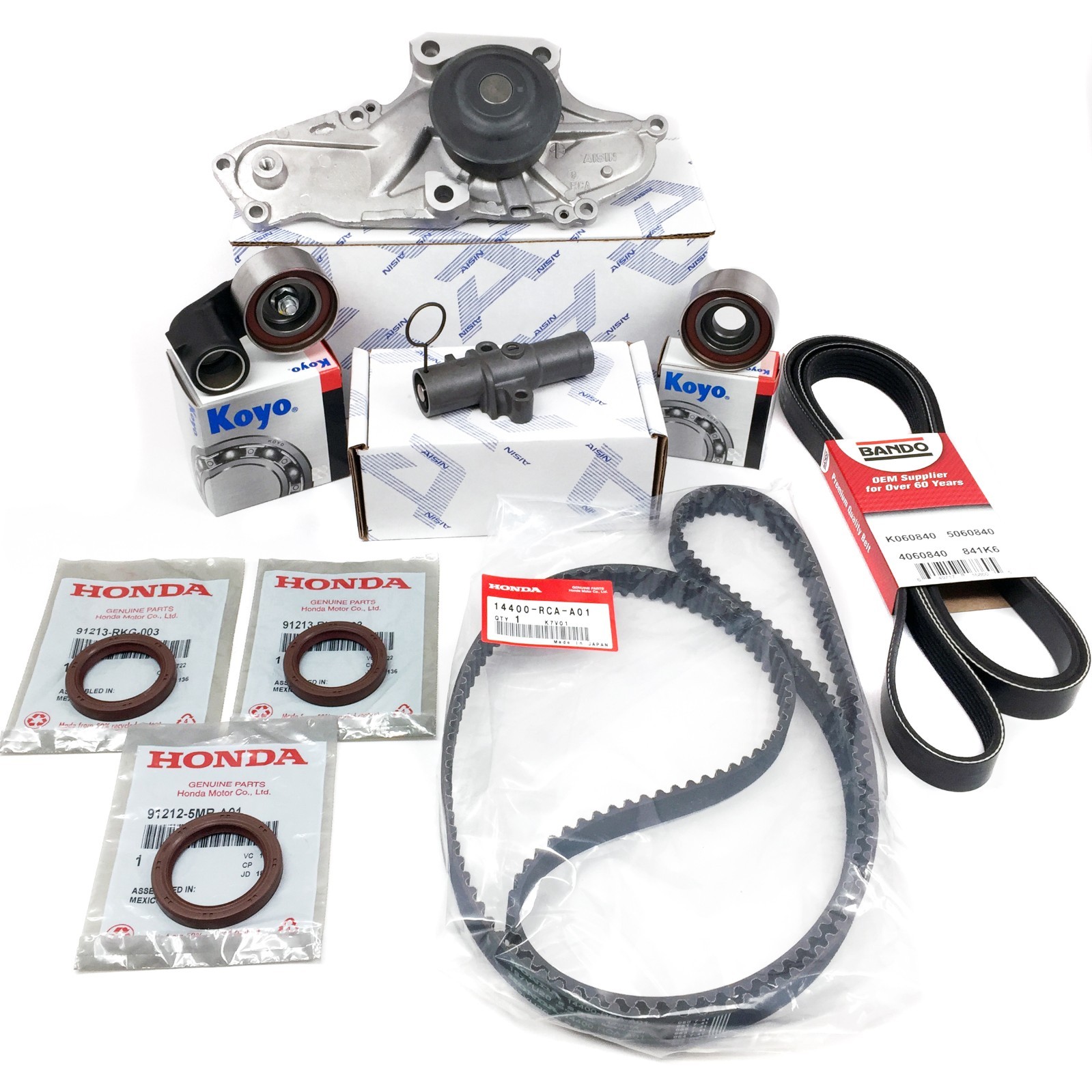Genuine Aisin OEM Timing Belt Water Pump Kit MDX Odyssey Pilot Ridgeline Passpor