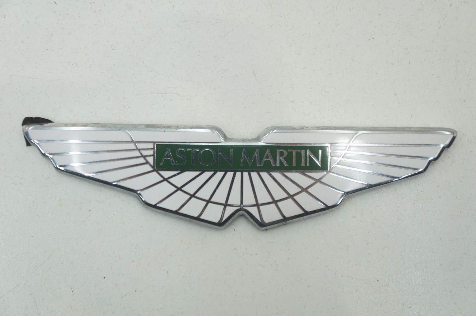 Rear Trunk Badge Emblem White Green KY63-407A74-AA OEM Aston Martin Vantage 2020