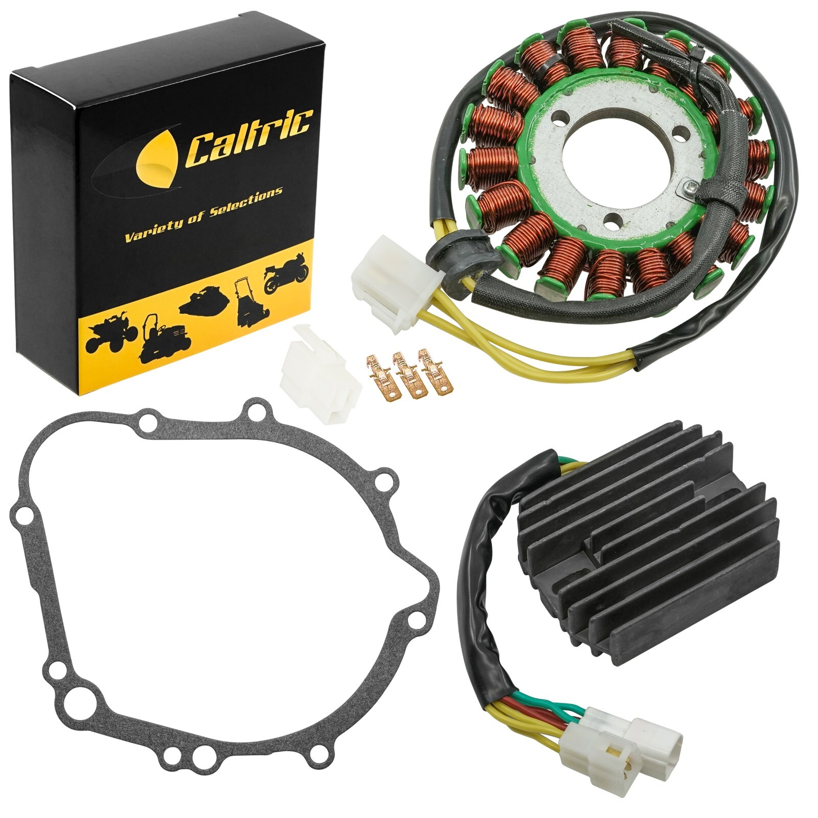 Stator & Regulator Rectifier for Suzuki GSXR600 GSX-R600 2006-2024 W/Gasket Stator & Regulator Rectifier for Suzuki GSXR600 GSX-R600 2006-2024 W/Gasket