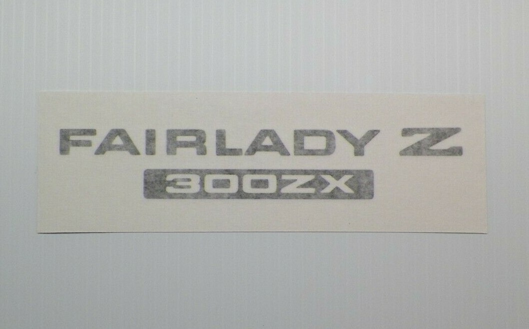 New 1987-1989 Z31 FairLady Z 300ZX JDM Rear Badge Decal VG30ET ZX