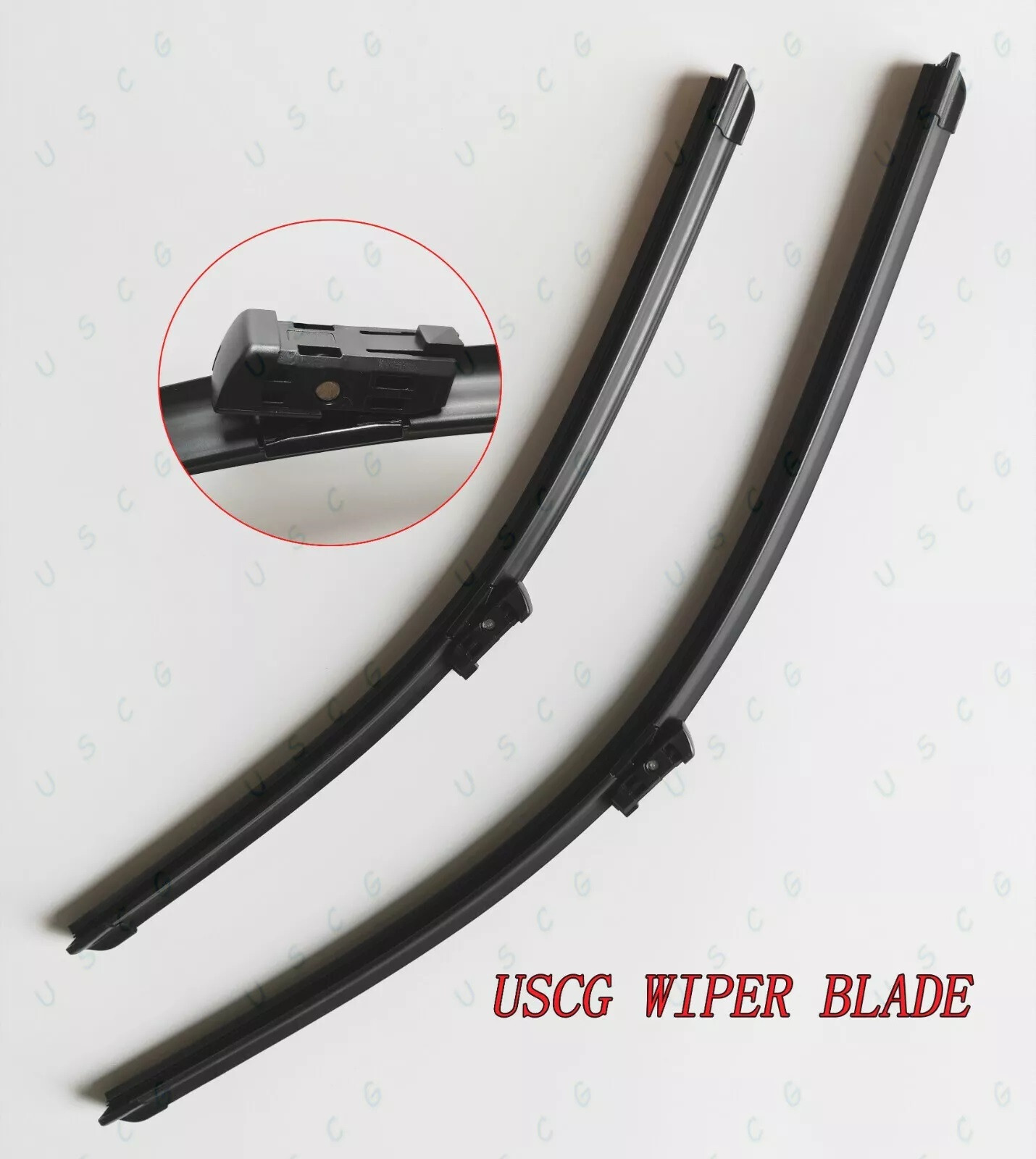 Set of 3 Front & Rear Wiper Blades for Mercedes-Benz GLE350 16-19 OEM Quality