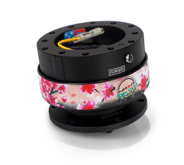 NRG Steering Wheel Quick Release Gen 2.0 Black / Sakura SRK-200BK-SAK NRG Steering Wheel Quick Release Gen 2.0 Black / Sakura SRK-200BK-SAK