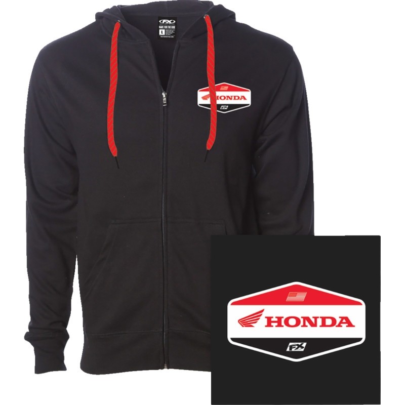 Factory Effex 27-88308 Honda Stadium Zip-Up Hoody