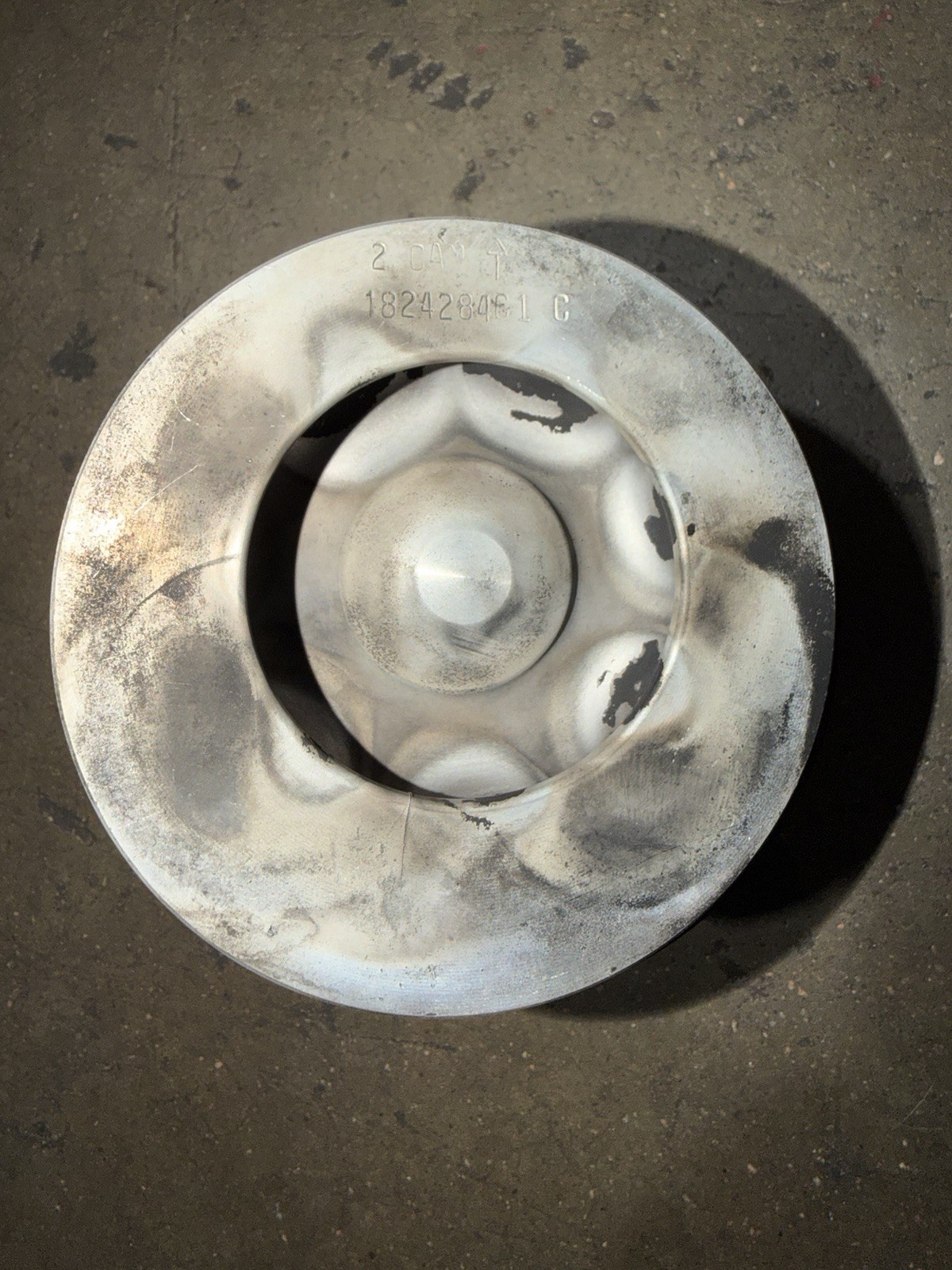 Very Cool Ford Powerstroke 7.3 Liter Diesel Engine Piston - Severe Damage