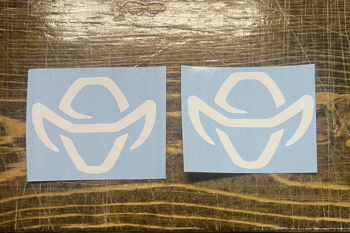 *2-PACK Cowboy Sticker 2\