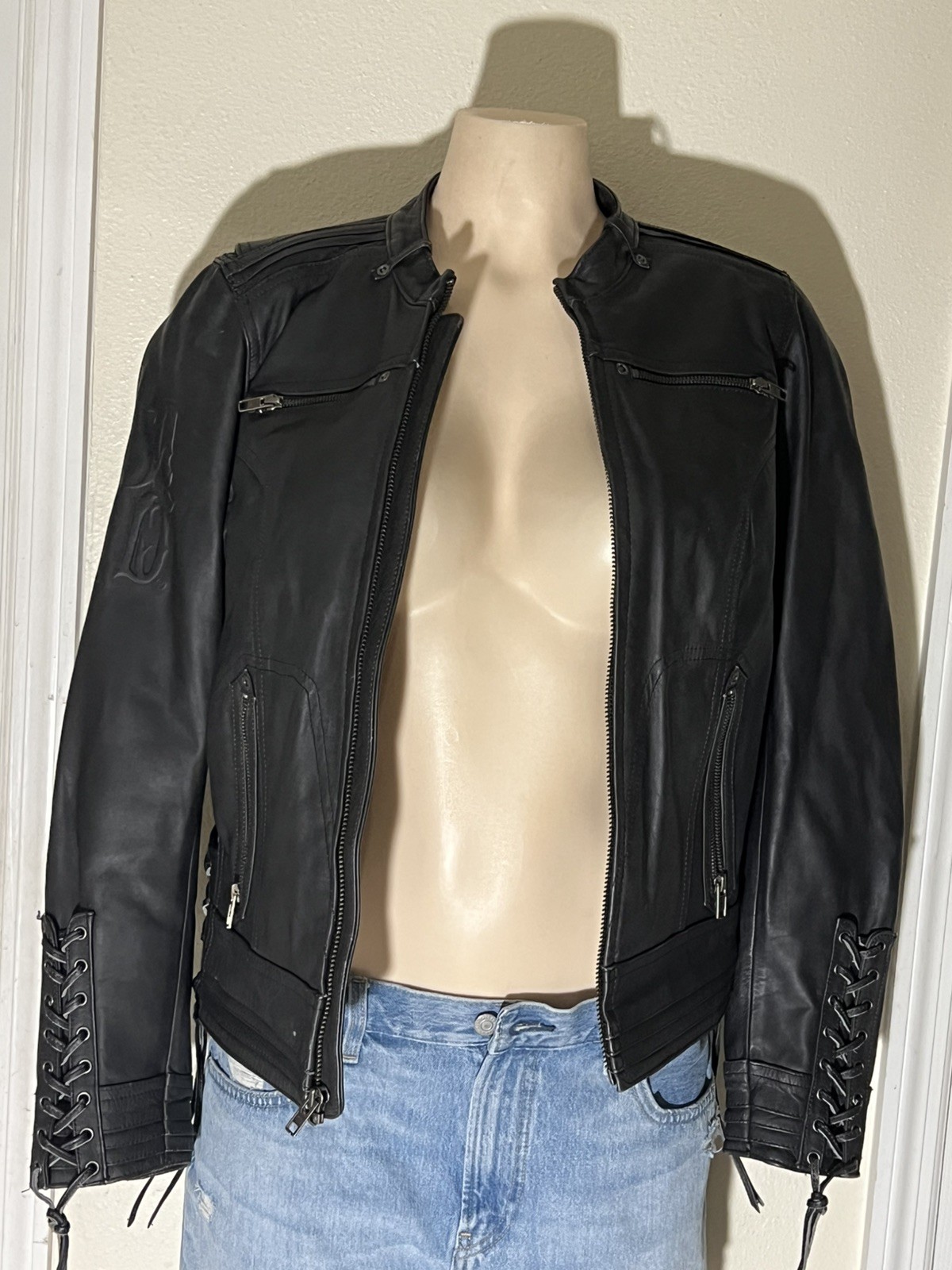 Harley Davidson 2012 RN 103819 CA 03402 Black Leather Jacket - Women’s Medium