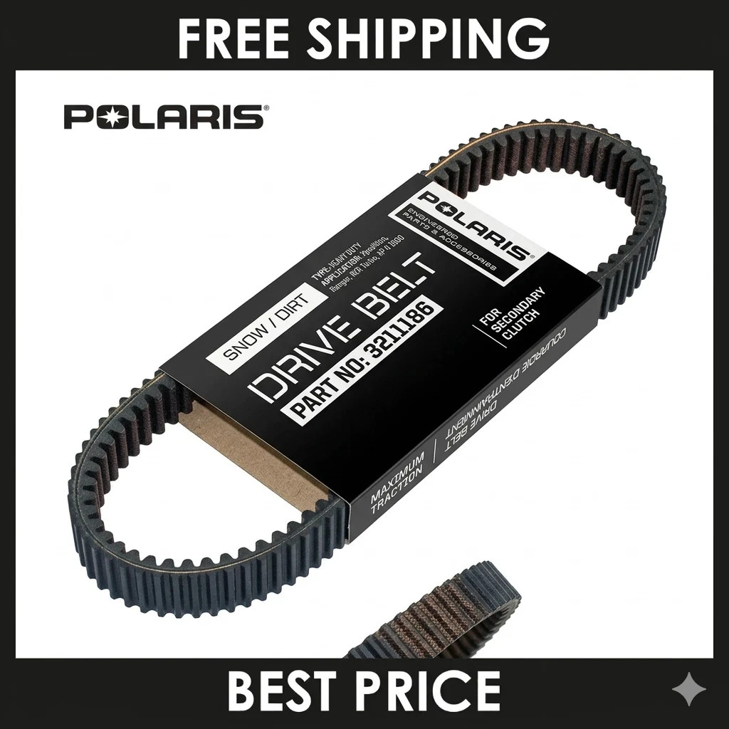 Polaris OEM 3211186 Drive Belt – Heavy‑Duty RZR XP 1000 / Ranger 1000 Snow/Dirt