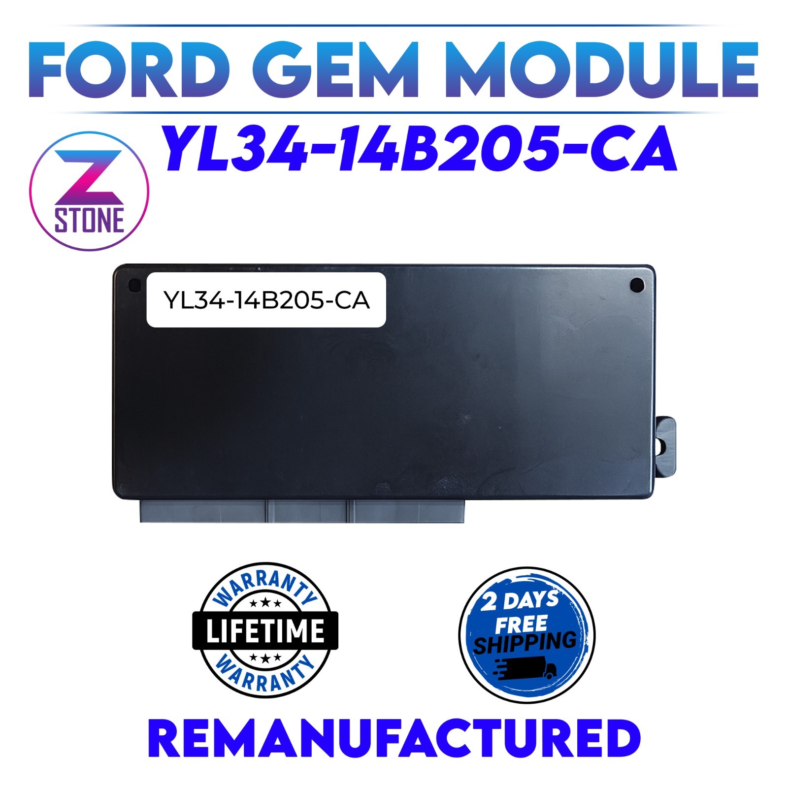 Rebuilt Ford GEM Module YL34-14B205-CA Plug N Play