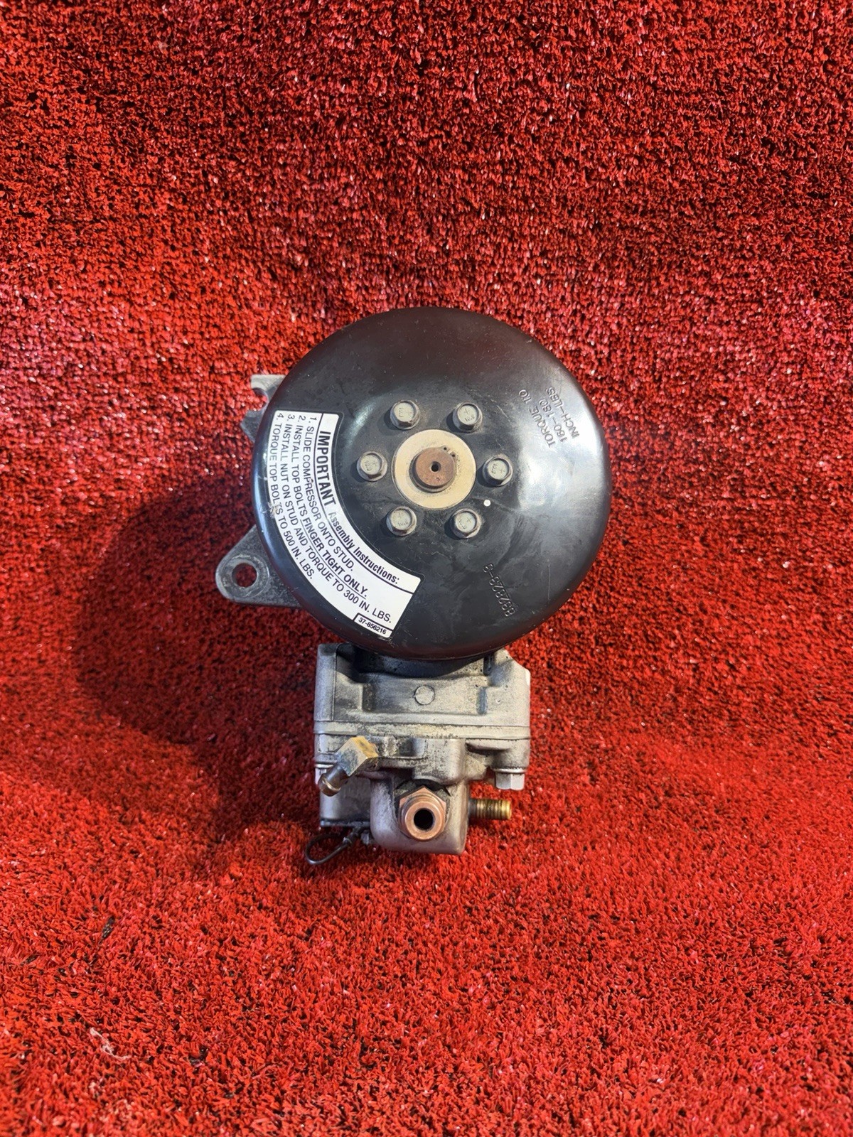OEM 135 HP 150 HP MERCURY OPTIMAX OUTBOARD AIR COMPRESSOR ASSEMBLY 83199A28