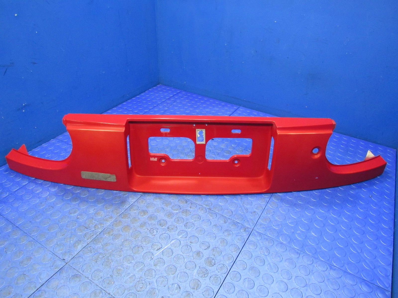 90-97 Mazda Miata MX5 NA Rear License Plate Tail Garnish Finish Panel Red 5472