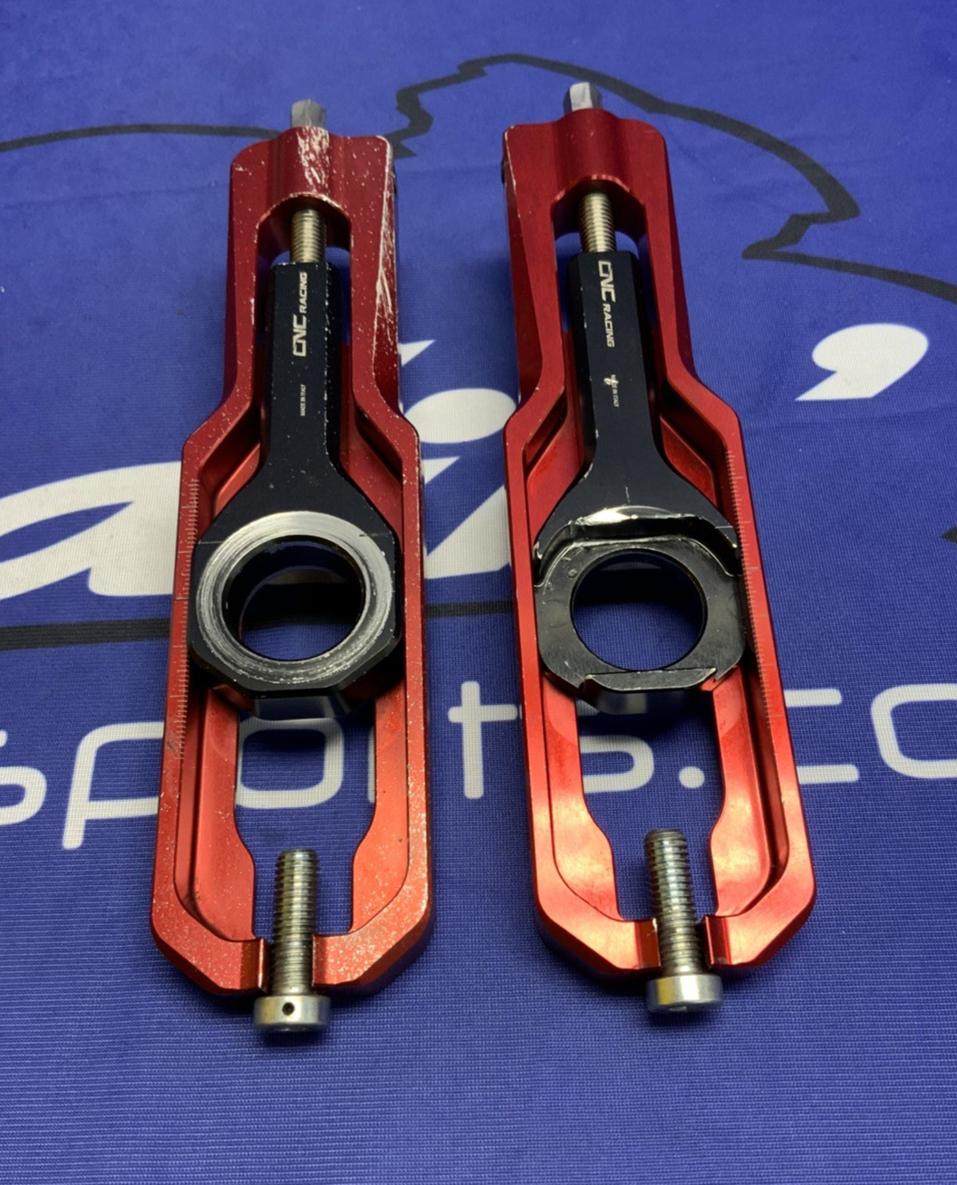 Lightech Chain Adjusters (RED) Aprilia RSV4 2015-2020 TEAP003
