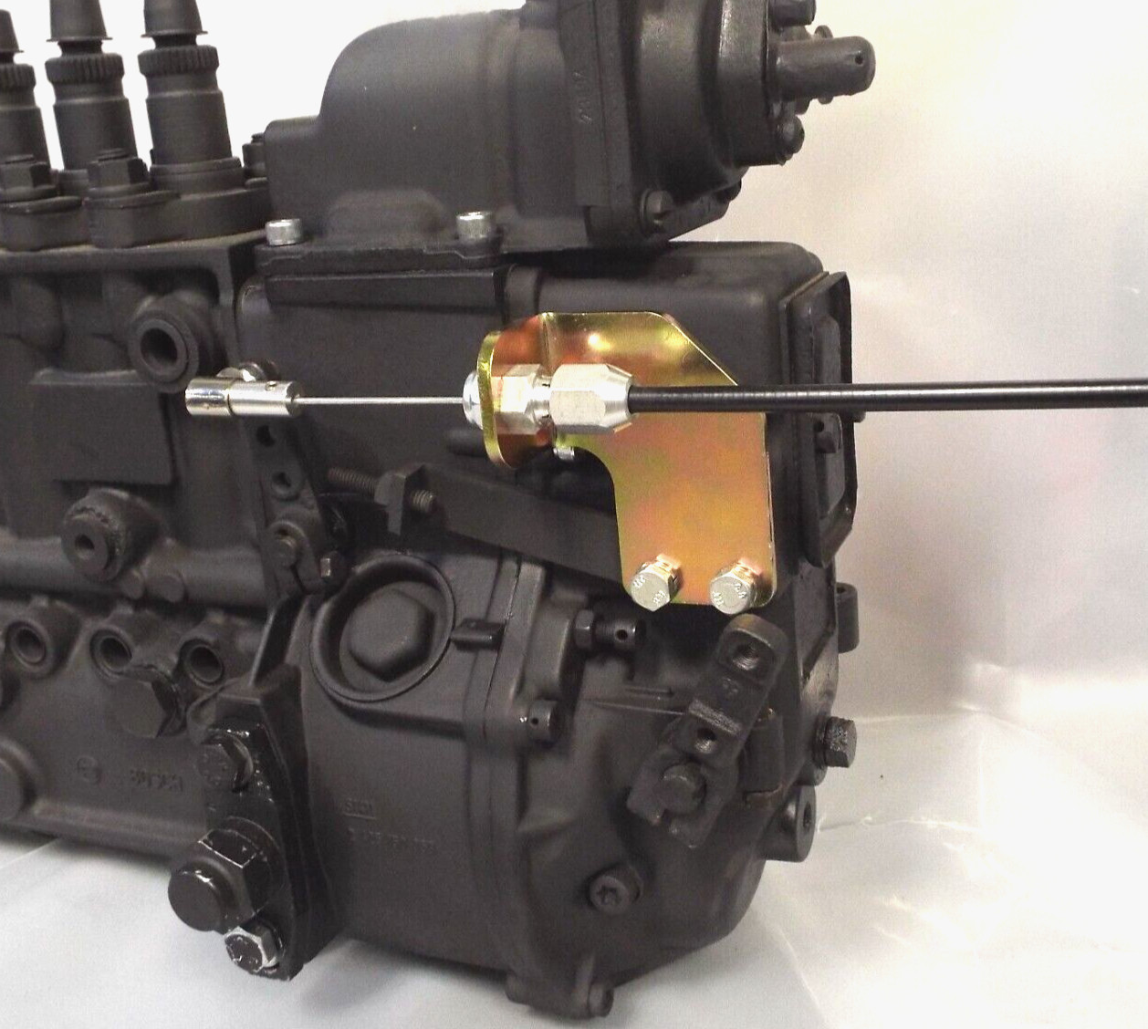 P7100 Manual Fuel Shut Off Solenoid Kit  Cable P-pump Cummins Dodge 12v 6bt 4bt