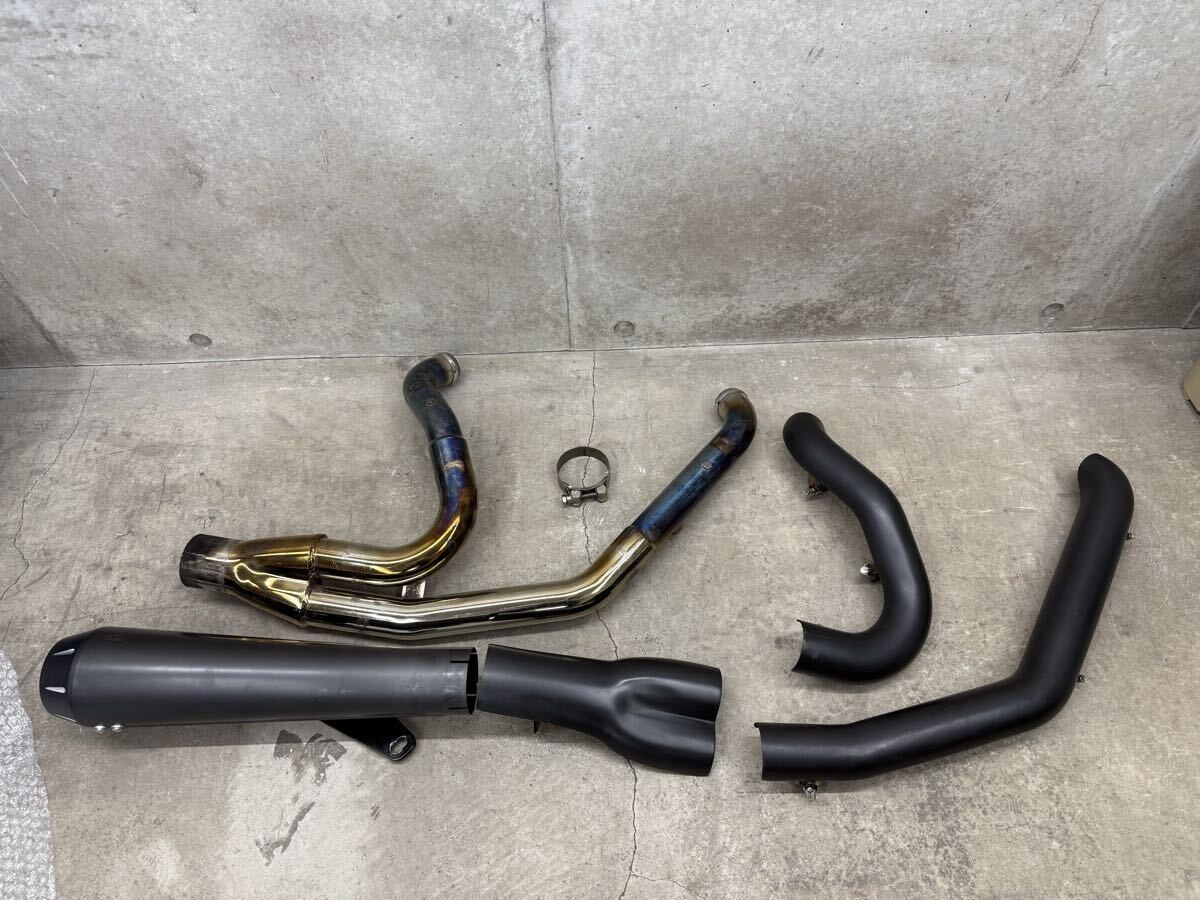 Bassani Road Rage 2-into-1 Full Exhaust System for Harley-Davidson