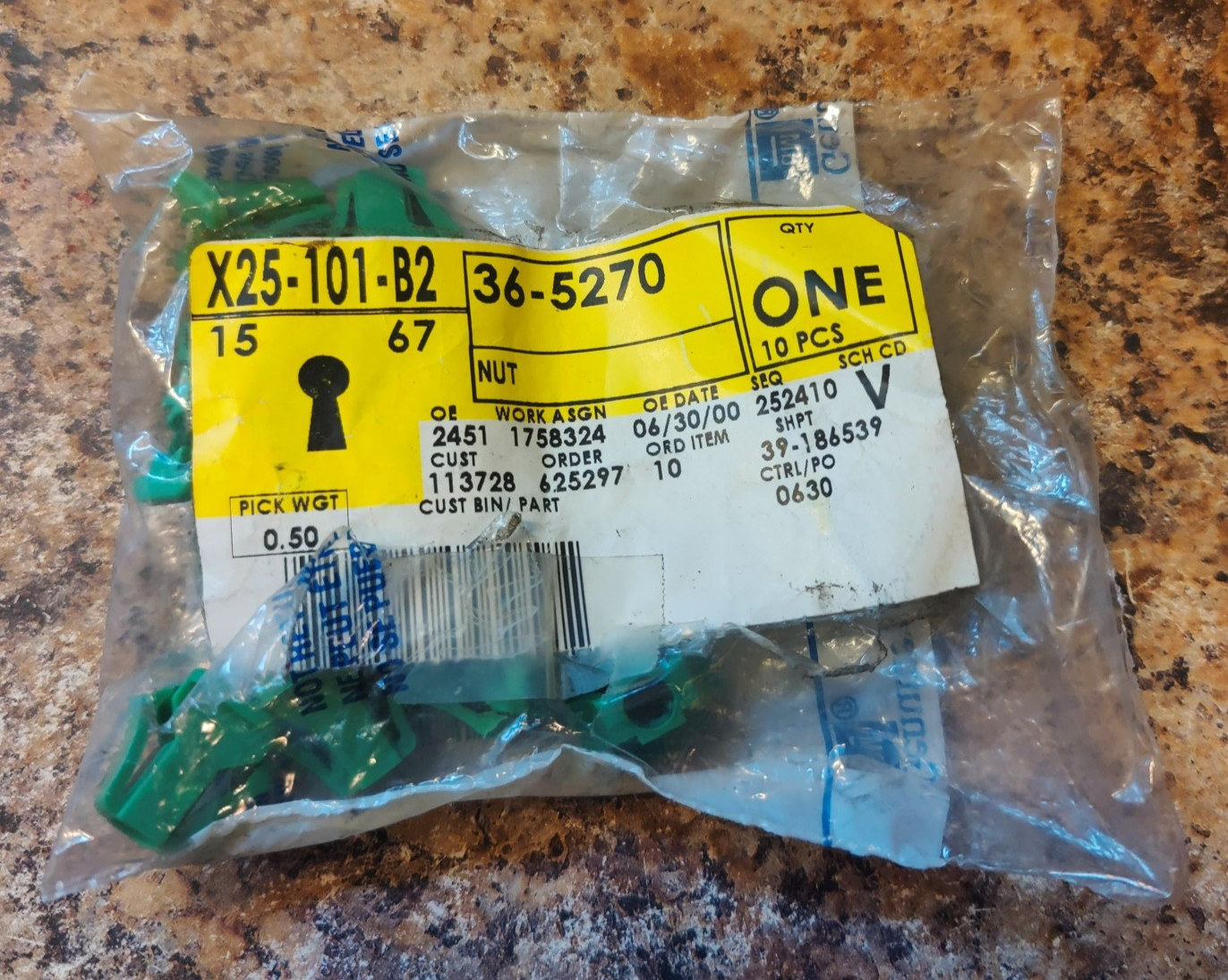 OEM NOS GM Adjust Spring Nut # 365270 / Fits 1994-1996 GM OEM NOS GM Adjust Spring Nut # 365270 / Fits 1994-1996 GM