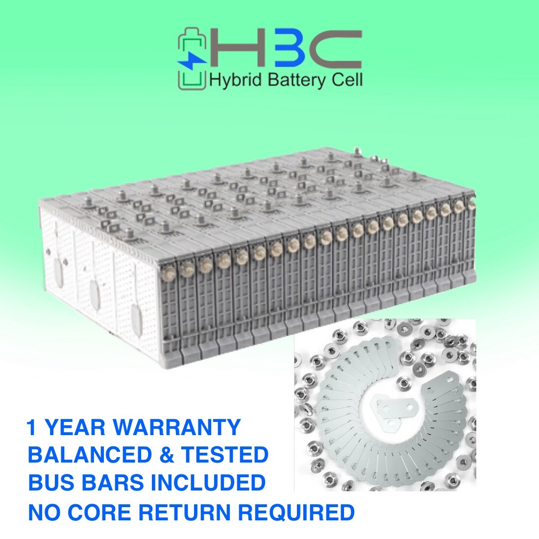 2012-2019 Toyota Prius C Hybrid Battery 20 Cell Modules 1-Year Warranty