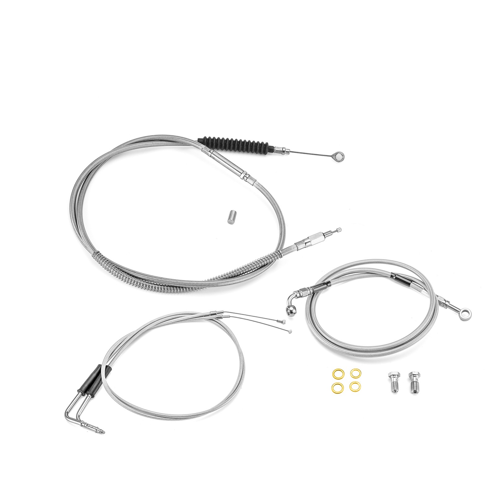 Non-ABS Clutch Brake Throttle Cable For Harley Night Train 12