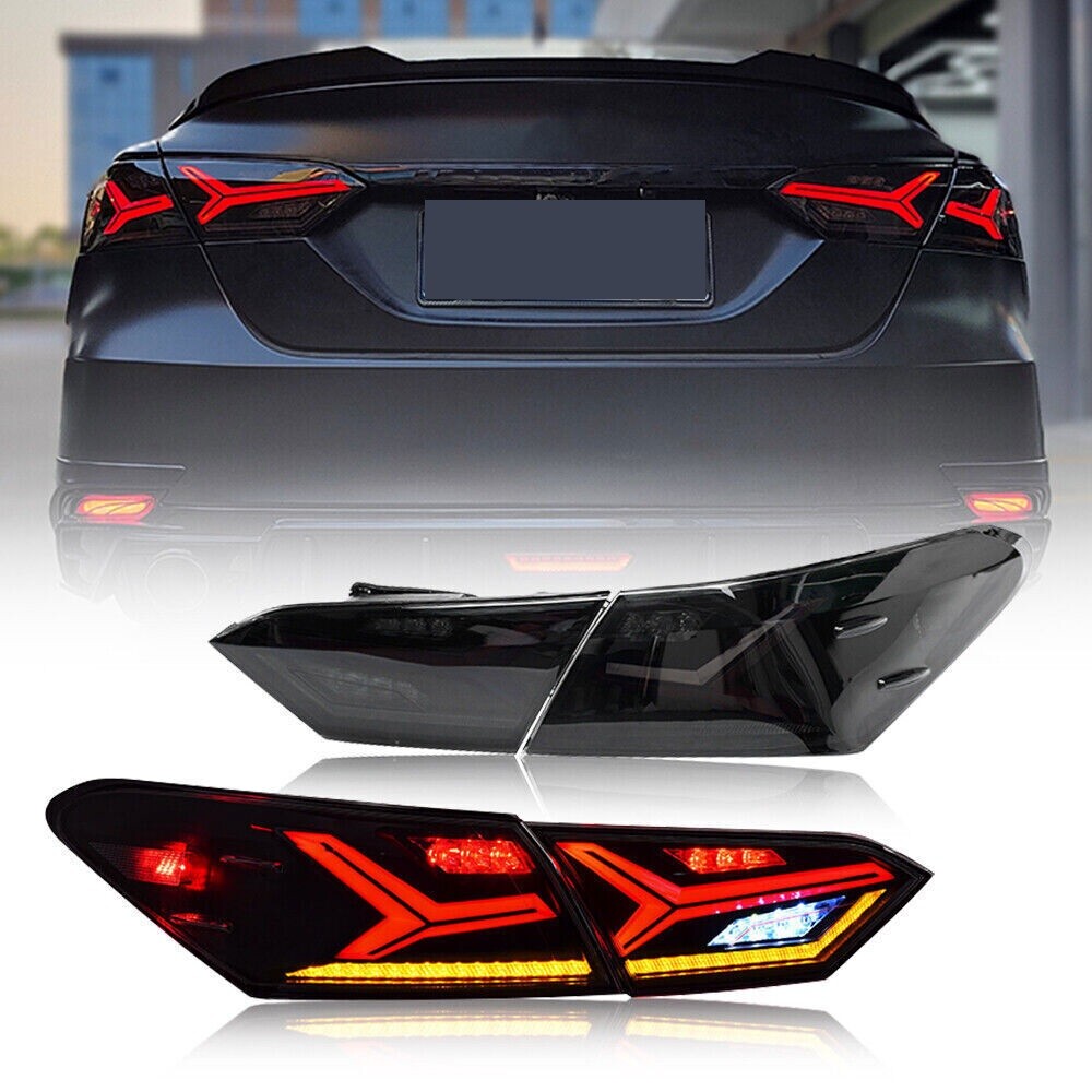 4PCS LED Tail Lights Kit for Toyota Camry 2018-2024 Tail Light lamborghini Style 4PCS LED Tail Lights Kit for Toyota Camry 2018-2024 Tail Light lamborghini Style
