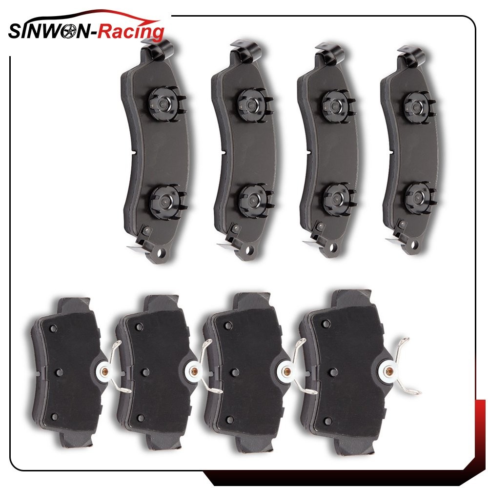 Front Rear Premium Ceramic Brake Pads Fits 1999-2004 Ford Mustang SVT Cobra 2WD