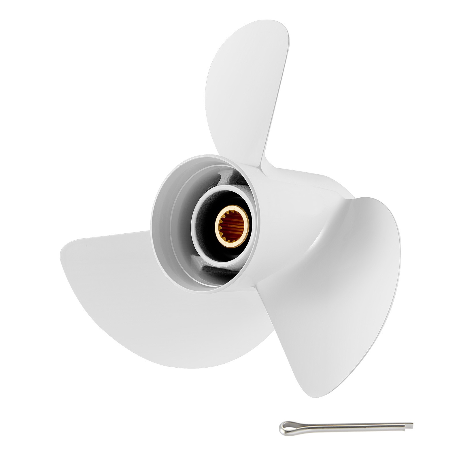 13 1/2 x 15 Aluminum Outboard Propeller for Yamaha Engines 60-130HP 15\'\' Pitch
