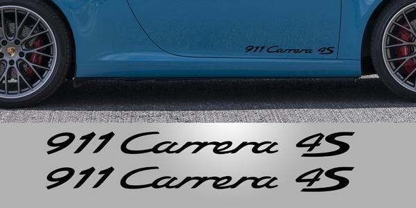 911 Carrera 4S door stickers 12\