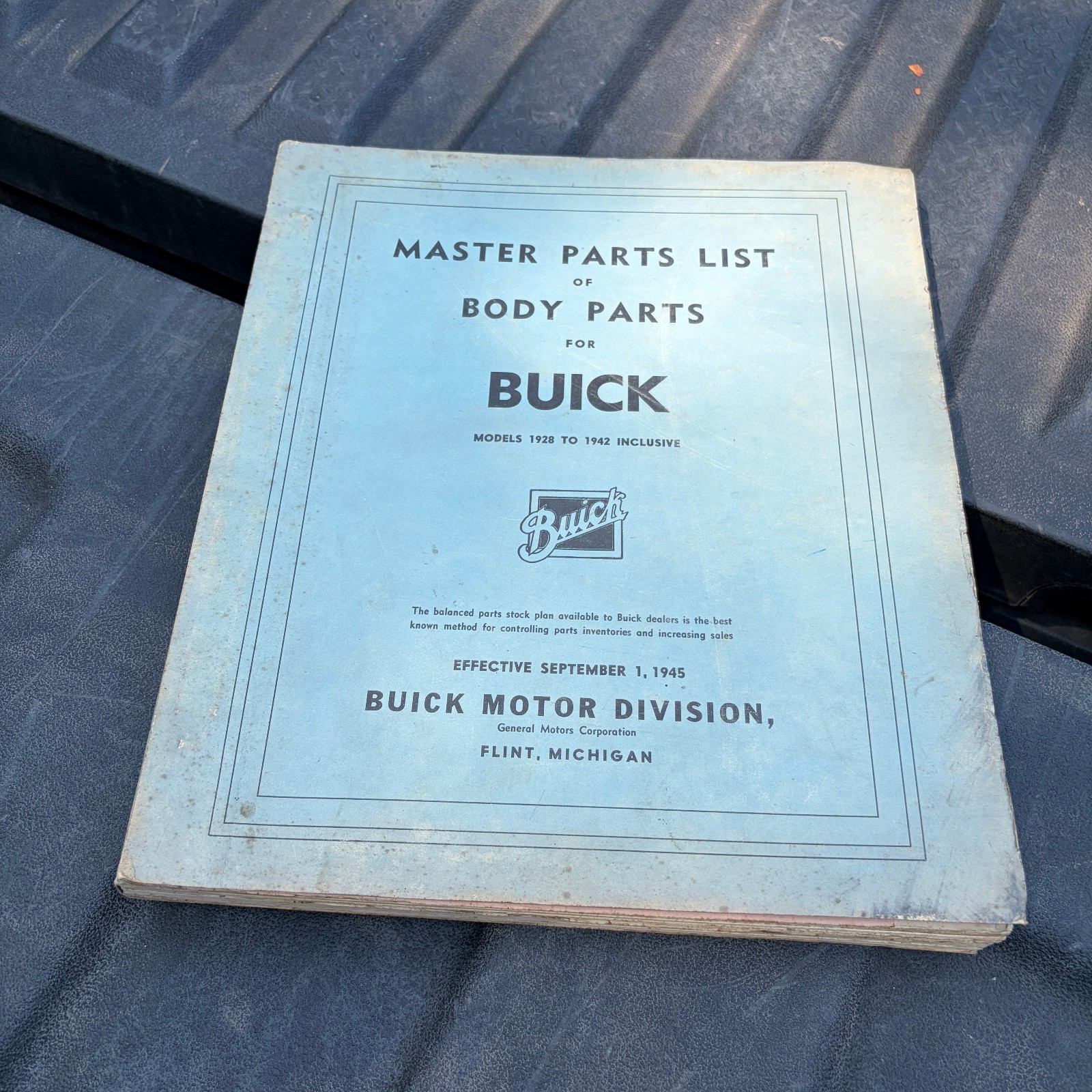 Original OEM BUICK Master Parts List of Body Parts Models 1928 1942 Inclusive Original OEM BUICK Master Parts List of Body Parts Models 1928 1942 Inclusive