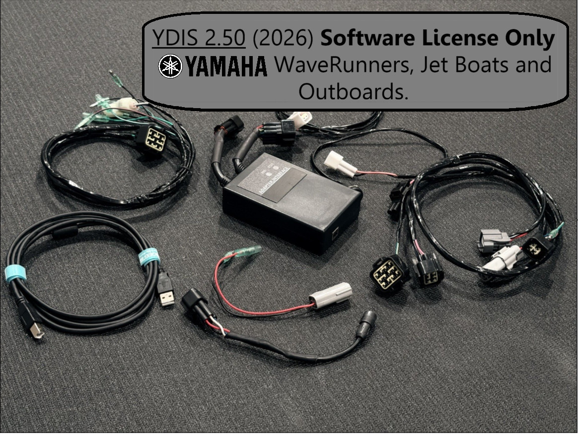 YDIS 2.50 (2026) Software License Only - for Yamaha Outboard Jet Boat WaveRunner