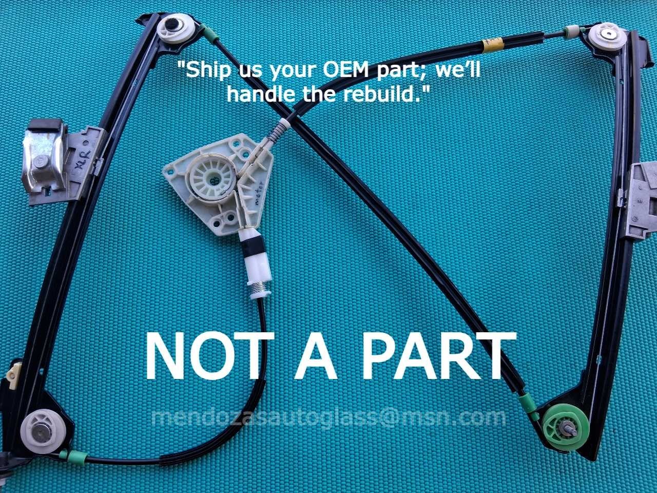 2004-9 Cadillac XLR Window Regulator Passenger - Premium Rebuild Service