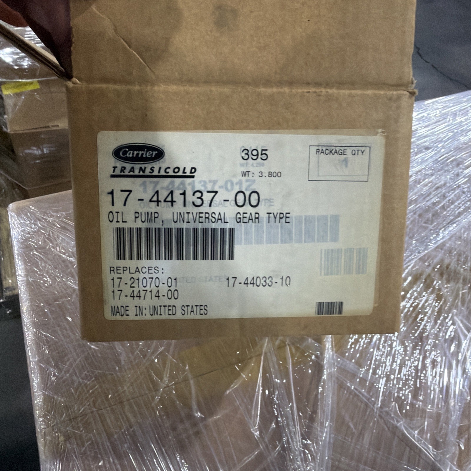 Carrier Transicold 17-44137-00 Universal Gear Oil pump