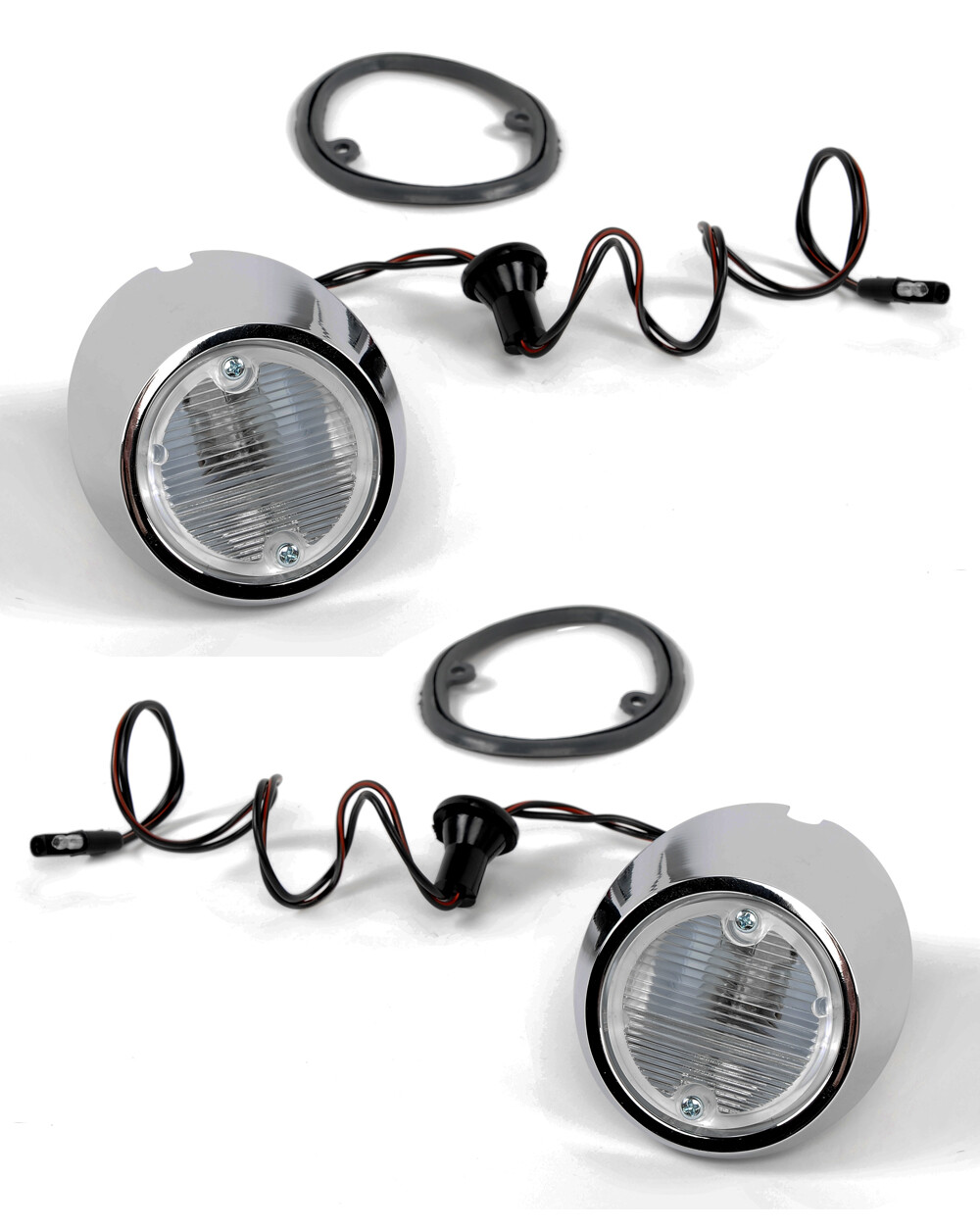 NEW 1969 - 1970 Ford Mustang Back up lamp Kit Pair Gaskets Lenses Bulbs Body NEW 1969 - 1970 Ford Mustang Back up lamp Kit Pair Gaskets Lenses Bulbs Body