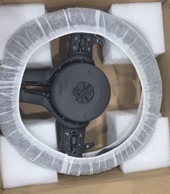 Custom BMW M5 Sport Leather Steering Wheel | Matte Finish w/ Paddles & Controls
