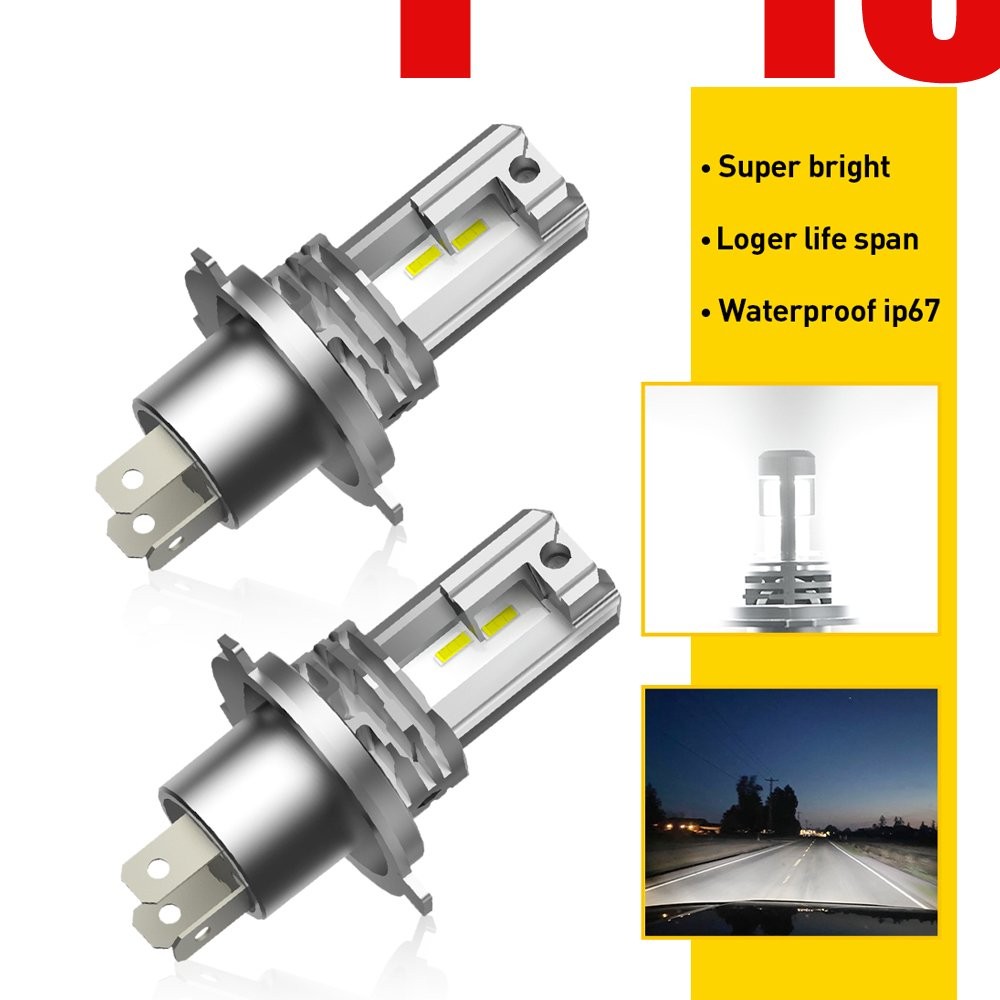 2-20pcs 9003 H4 LED Headlight Bulb Conversion High Beam White Super Bright 6000K