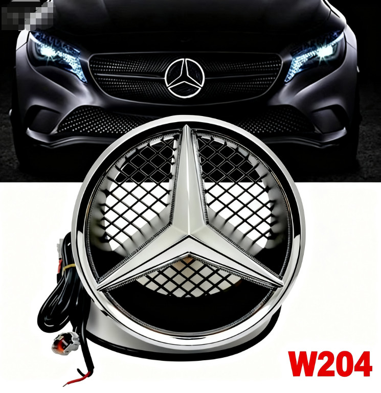 For MercedesBenz W204 C260 A B GLK Front Grill Emblem Star Led Light Badge NEW💚